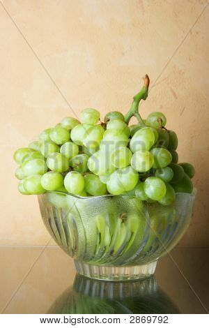 포도의 낱 단을 가진 정