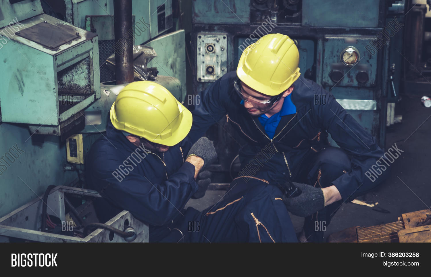 Factory Worker Injured Image & Photo (Free Trial) Bigstock