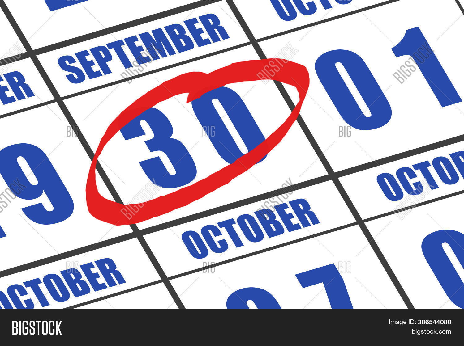 September 30th. Day 30 Image & Photo (Free Trial) | Bigstock