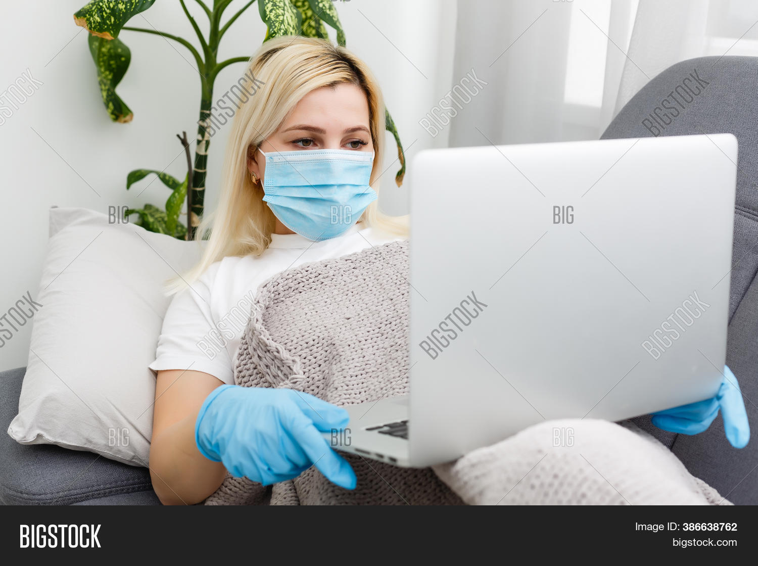 Woman Quarantine Image & Photo (Free Trial) Bigstock