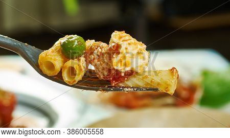 Sicilian Ricotta Eggplant Pasta Timbale