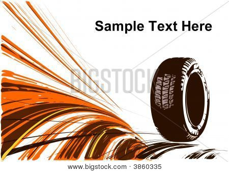 Grunge Background Of Auto Design