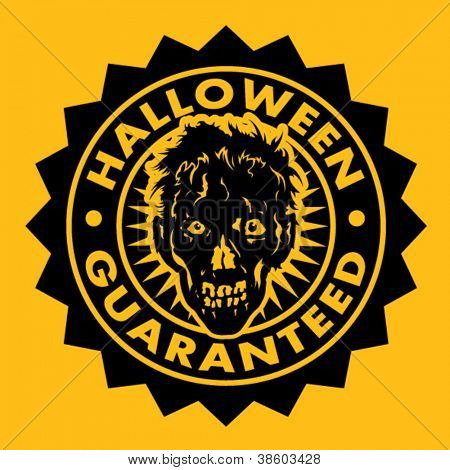 Halloween garantiert Siegel / Zombie-Version