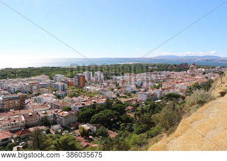 View Of The City Of Costa Da Caparica, Portugal