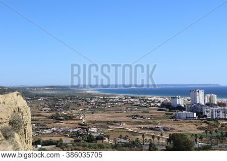 View Of The City Of Costa Da Caparica, Portugal