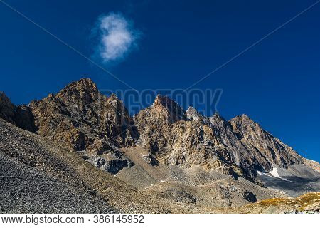 The Marinet Lakes Are Located In French Territory. They Can Be Reached From Both The Maira Valley An