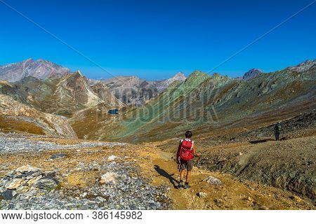 The Marinet Lakes Are Located In French Territory. They Can Be Reached From Both The Maira Valley An