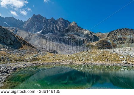 The Marinet Lakes Are Located In French Territory. They Can Be Reached From Both The Maira Valley An
