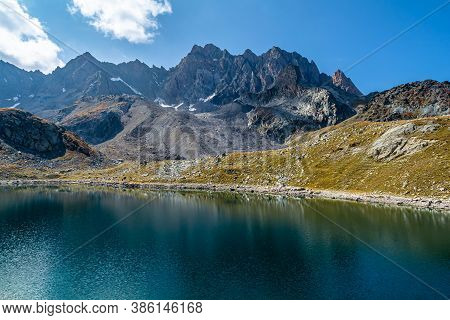 The Marinet Lakes Are Located In French Territory. They Can Be Reached From Both The Maira Valley An