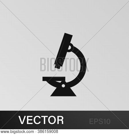 Microscope Icon. Education, Academic Degree. Signs, Outline Symbols Collection, Simple Icon For Webs