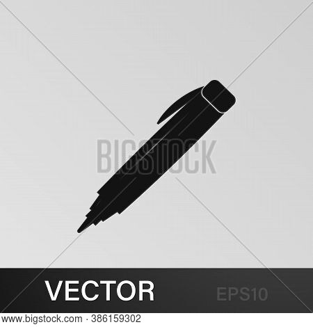 Pen Icon. Education, Academic Degree. Signs, Outline Symbols Collection, Simple Icon For Websites, W