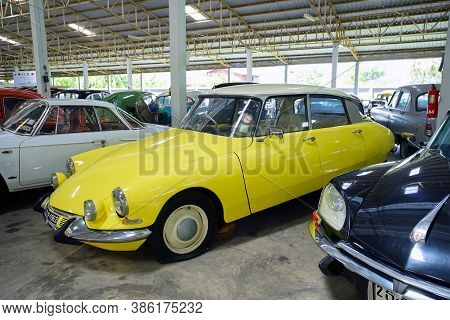 Classic Cars In Jesada Technik Museum, Nakhon Pathom, Thailand.
