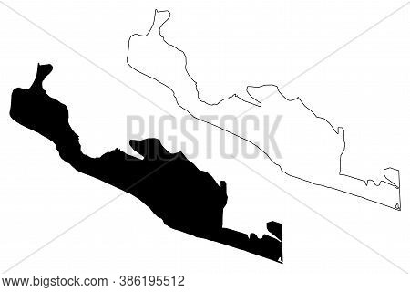 Monrovia City (republic Of Liberia, Montserrado County) Map Vector Illustration, Scribble Sketch Cit