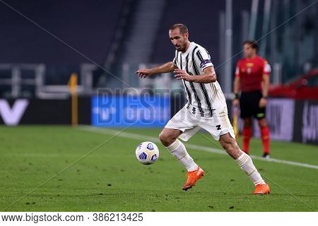Torino, Italy. 20th September 2020. Italian Serie A. Giorgio Chiellini Of Juventus Fc During The Ser