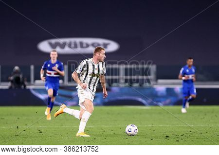 Torino, Italy. 20th September 2020. Italian Serie A. Dejan Kulusevski Of Juventus Fc  During The Ser
