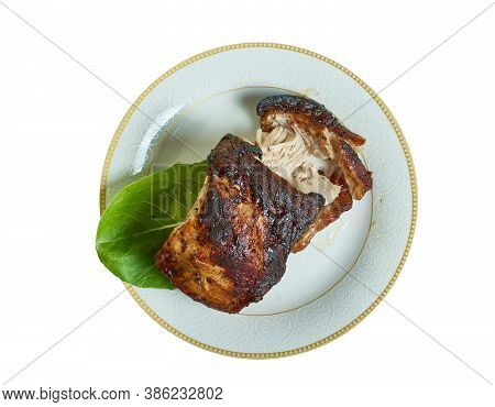 English Maple-mustard Pulled Pork