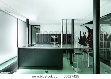 Architektura De Angelis Mazza, interiér, moderní design, kuchyně