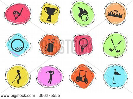 Golf Simply Symbol For Web Icons And User Interface