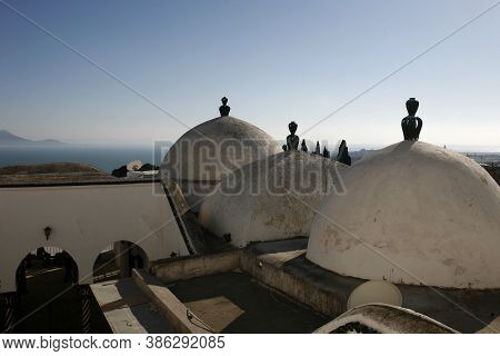 Tunisia Sidi Bou Said Old Town Mosque
