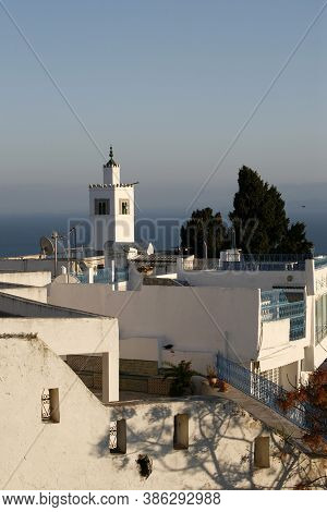 Tunisia Sidi Bou Said Old Town Mosque