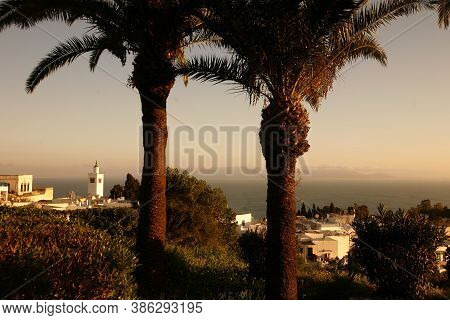 Tunisia Sidi Bou Said Old Town Mosque