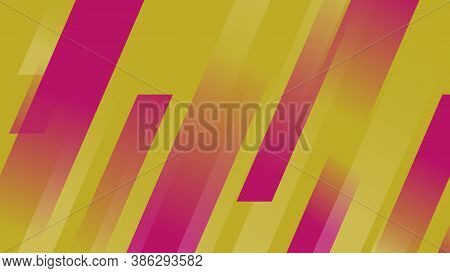 Light Coloured Geometric Abstract Background With Diagonal Lines, Stripes Of Yellow And Red Colors W
