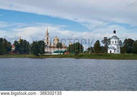 Nilov Desert-monastery On The Island Of Stolbny Lake Seliger