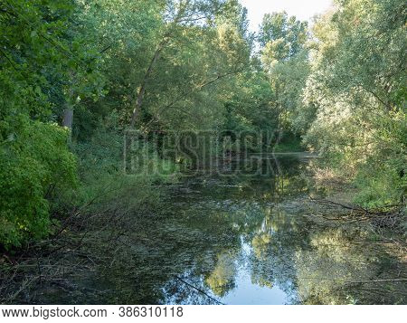 krudenburg at the lippe river in germany