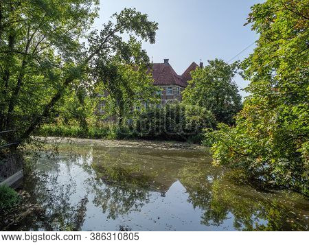 small castle in the germna woods near ahaus