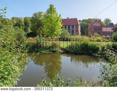 small castle in the germna woods near ahaus