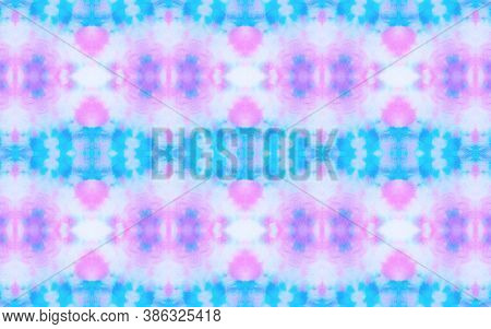 Tie Dye Tile. Vintage Grunge Painting. Islamic Moroccan Ornament. Ethnic Native Kaftan. Trendy Folk 