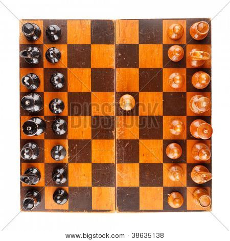 hölzernes Schach