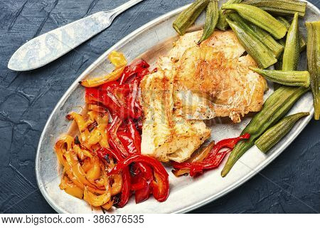 Baked Fish With Vegetables