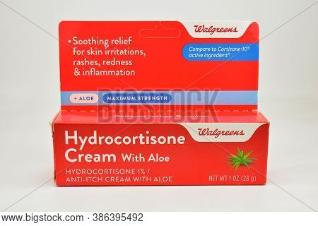 Manila, Ph - Sept 10 - Walgreens Hydrocortisone Cream With Aloe Box On September 10, 2020 In Manila,