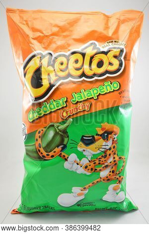Manila, Ph - Sept 10 - Cheetos Cheddar Jalapeno On September 10, 2020 In Manila, Philippines.