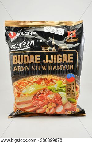 Manila, Ph - Sept 10 - Nongshim Budae Jjigae Army Stew Ramyun Ramen On September 10, 2020 In Manila,
