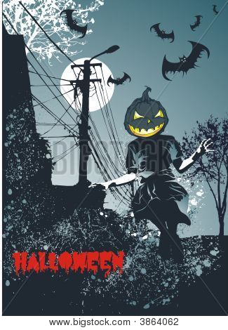 Halloween Concept Illusttration