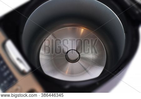 Automatic Modern Multicooker Isolated On White Background. Household Appliances Programmed For The P