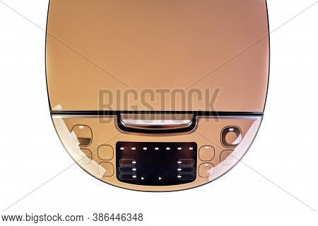 Automatic Modern Multicooker Isolated On White Background. Household Appliances Programmed For The P