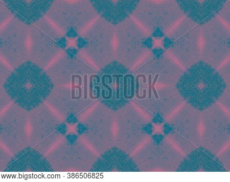 Twill Check. Ink Textured Wallpaper. Abstract Geometric Print. Shibori Tie Dye Textile Design. Seaml