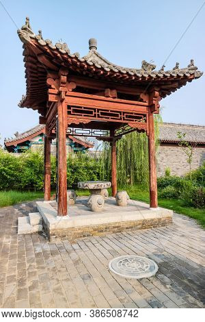 Traditional Hejian Lvrou Huguo Temple From China