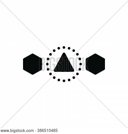 Black Solid Icon For Differ Other Another Discontiguous Splits Asunder Various Apart Different Asund