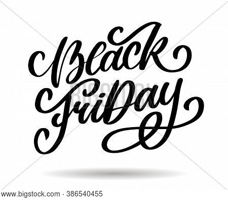 Black Friday Calligraphic Designs Retro Style Elements Vintage Ornaments Sale, Clearance Vector Lett