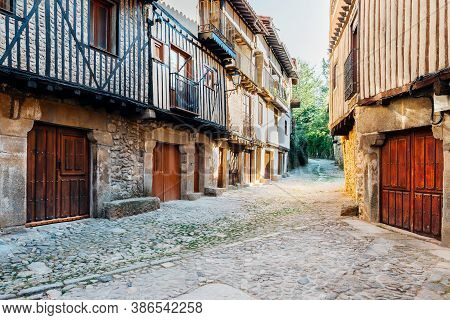 Old Street In La Alberca, Salamanca, Spain