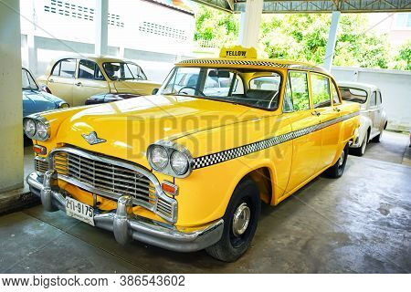 Classic Cars In Jesada Technik Museum, Nakhon Pathom, Thailand.
