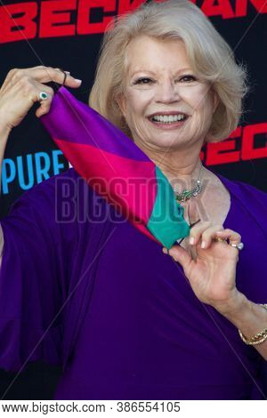 Kathy Garver attends the premiere of 