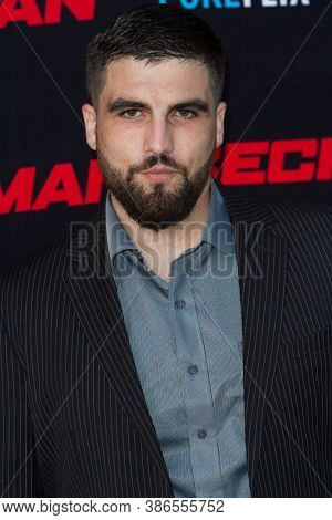 Alex Bentley attends the premiere of 