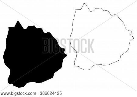 Aba City (federal Republic Of Nigeria, Abia State) Map Vector Illustration, Scribble Sketch City Of 
