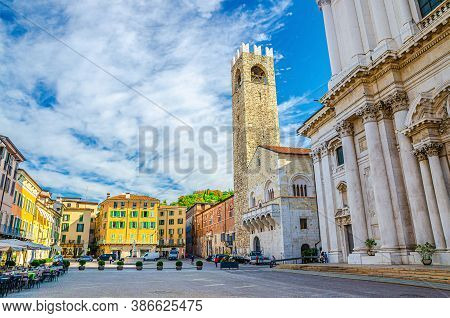 Palazzo Del Broletto Palace, Cathedral Of Santa Maria Assunta, Duomo Nuovo Or New Cathedral Roman Ca
