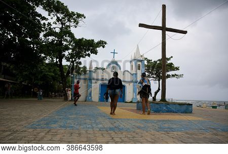 Mata De Sao Joao, Bahia / Brazil - September 23, 2020: View Of The Sao Francisco De Assis Church In 